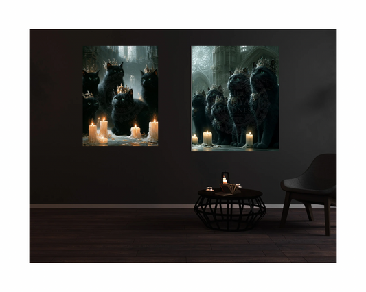 The Mad Queen’s Gallery Collection™ – Familiar Collection (Set of 4 Gothic Fantasy Art Prints)