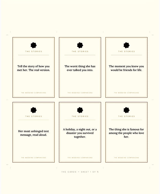 The Wedding Companions — The Night Before, The Day, and The Year After