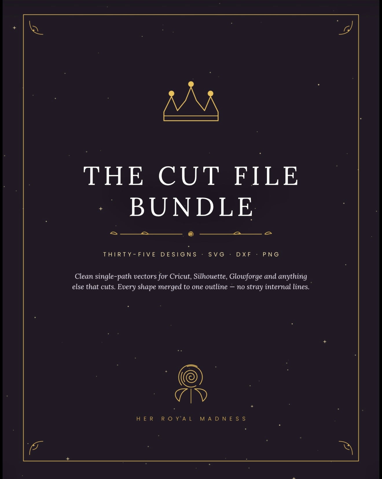 Gothic SVG Cut File Bundle — 35 Designs for Cricut & Silhouette | SVG DXF PNG