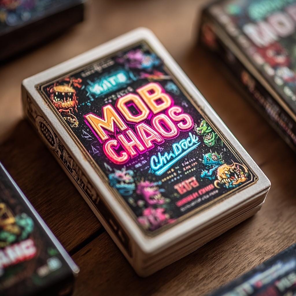 Mob Chaos Deck: Druckbares Videospiel-Sammelkartenspiel (Digitaler Download)
