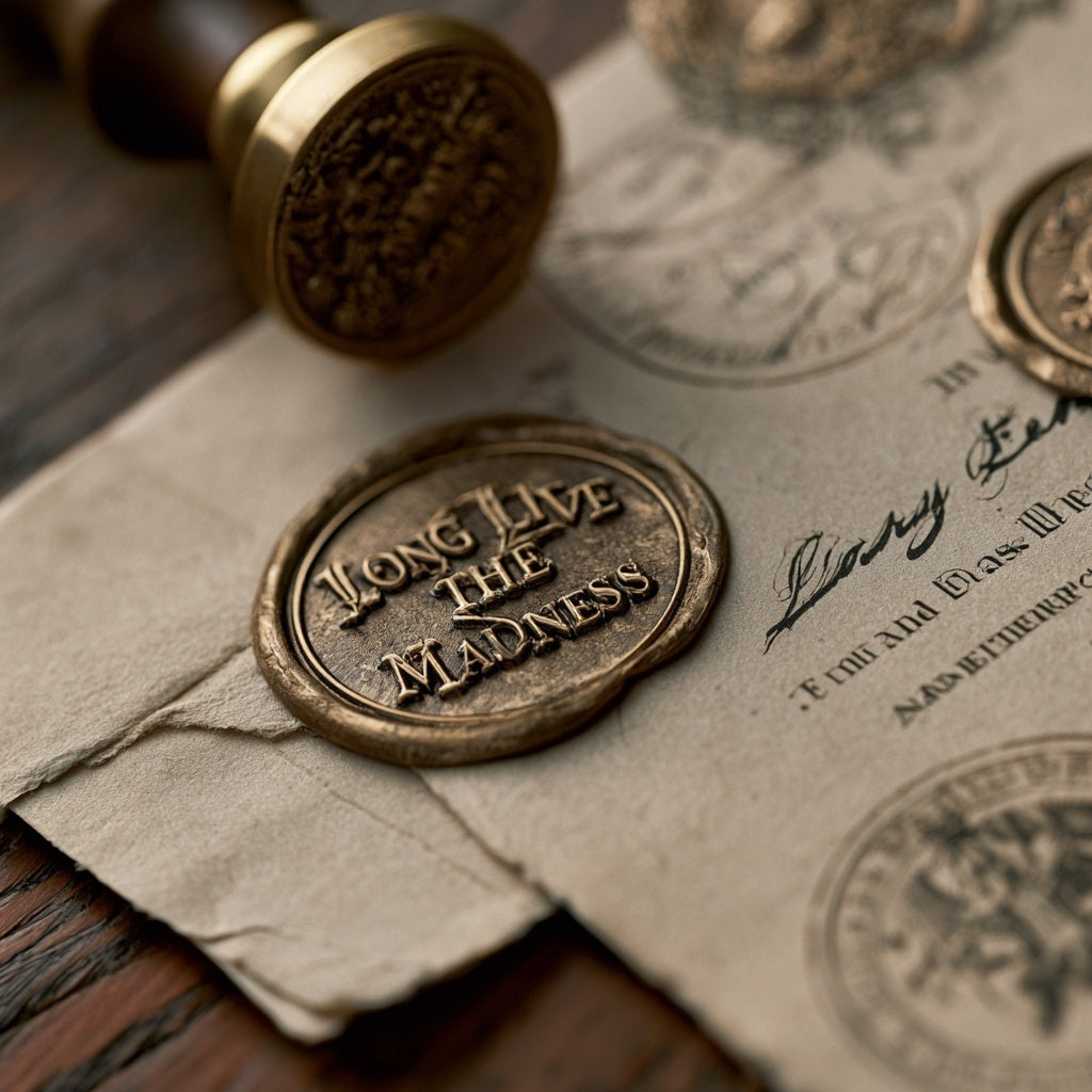 Mad Queen’s Wax Seal Collection™ | Gothic Wax Seals for Journals, Letters, Packaging & Dark Academia Decor