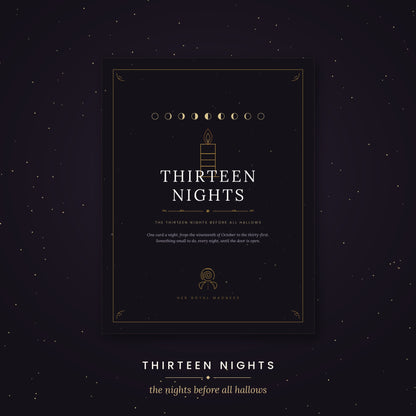 Thirteen Nights — The Companion App / Bundles with the Printable Card deck