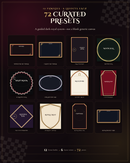 The Royal Relic Label Maker — Gothic Product Label & Hang Tag Studio