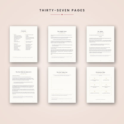 Well, That Went Terribly — A Guide to Carrying On Anyway | 37-Page Printable