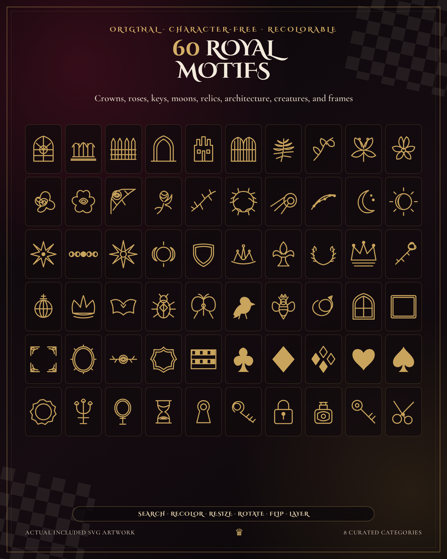 The Royal Relic Label Maker — Gothic Product Label & Hang Tag Studio