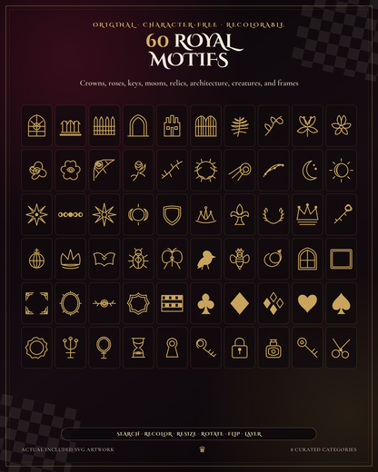 The Royal Relic Label Maker — Gothic Product Label & Hang Tag Studio