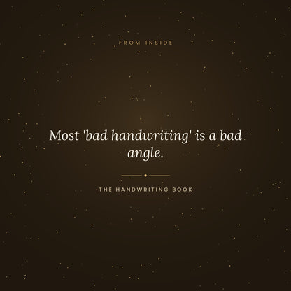 The Handwriting Book — Copperplate, Italic & Gothic Practice Sheets