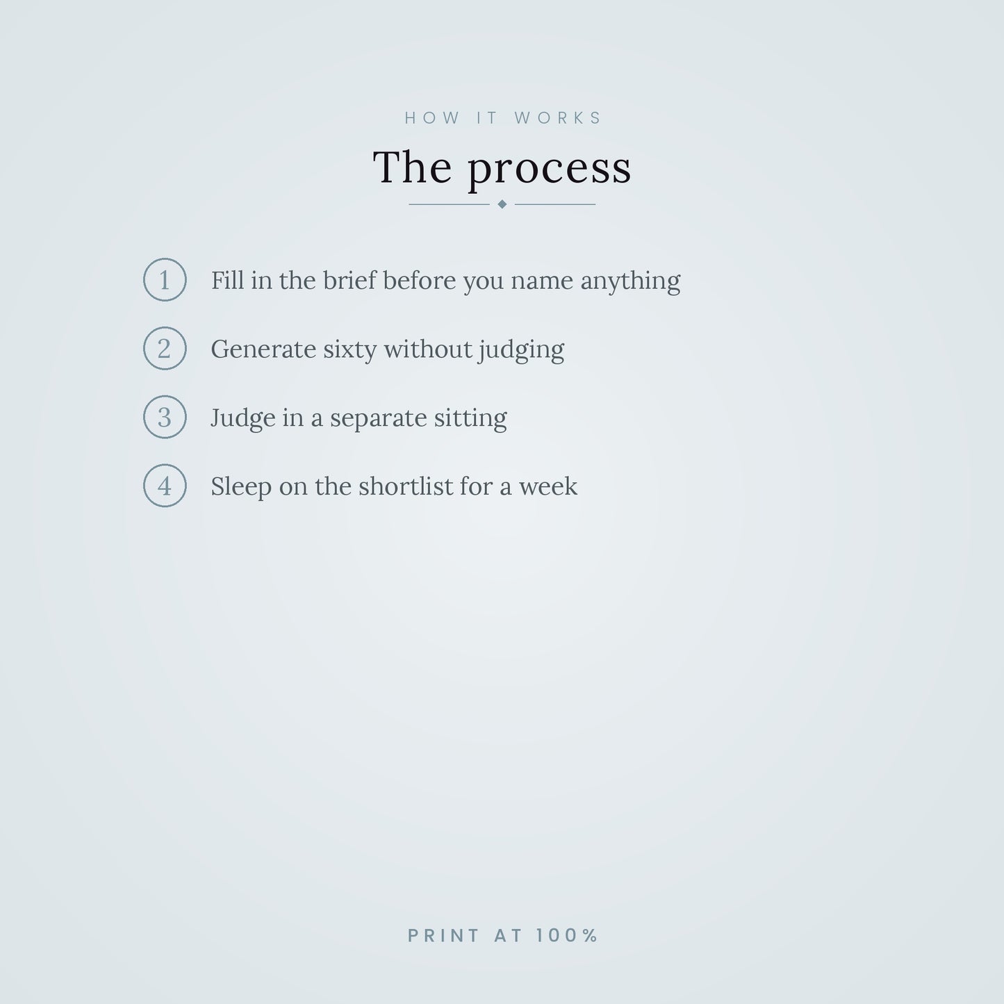 The Naming Book — A Workbook for Naming Anything
