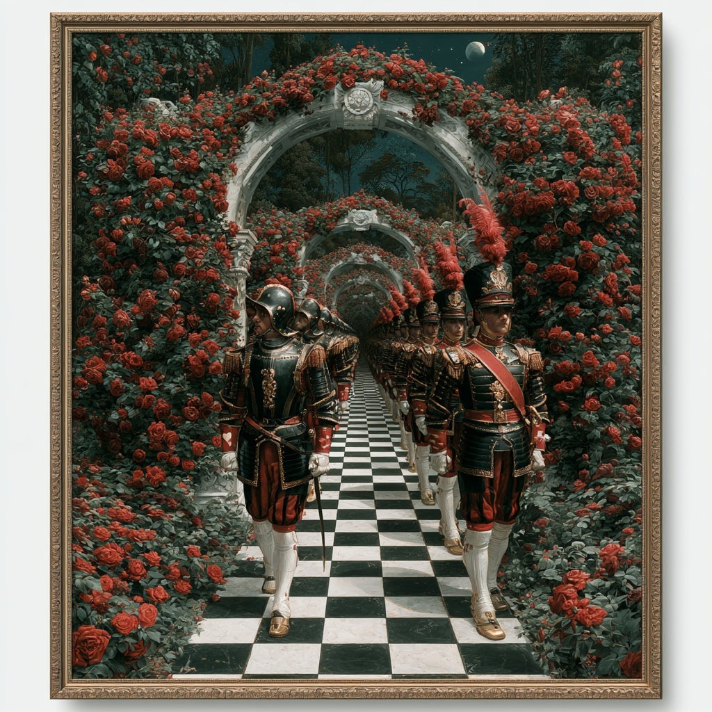 The Mad Queen’s Gallery Collection™ – Card Suit Army Collection (Set of 4 Gothic Fantasy Art Prints)