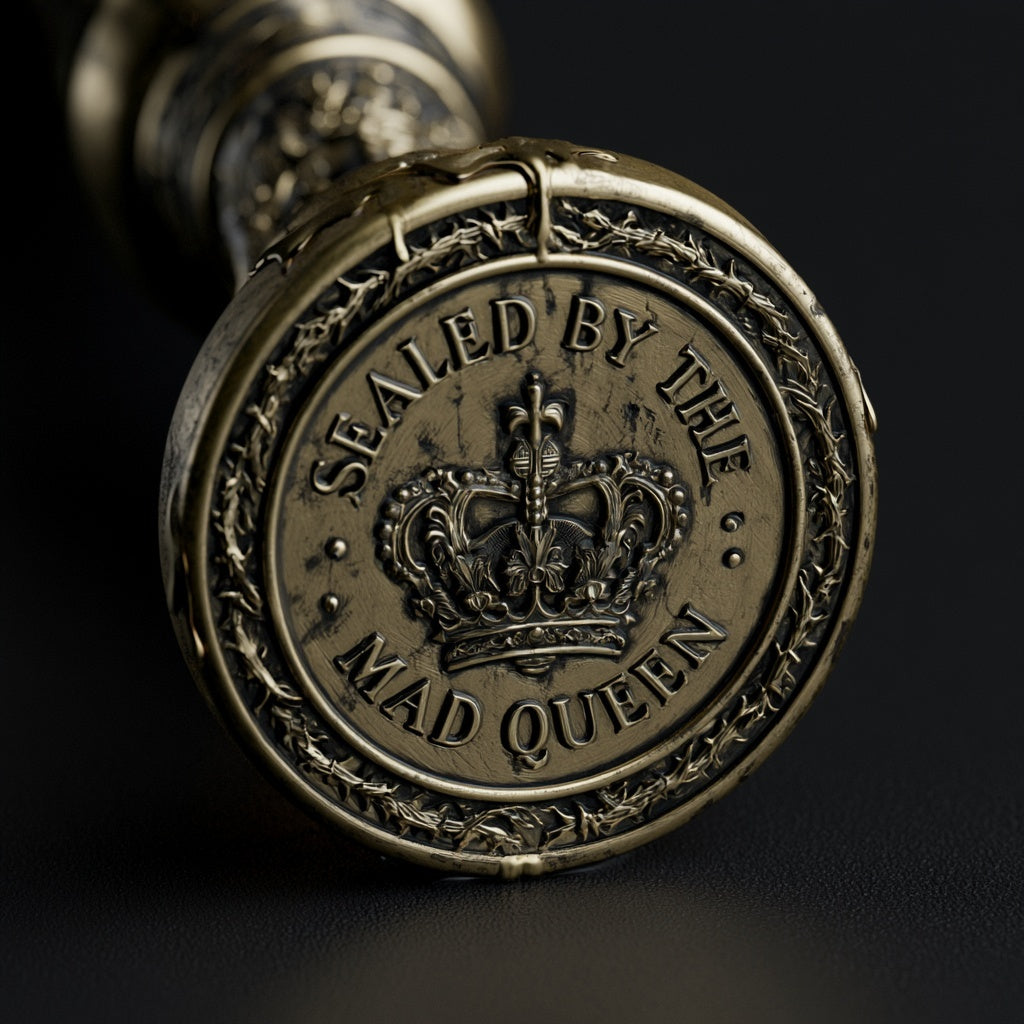 Mad Queen’s Wax Seal Collection™ | Gothic Wax Seals for Journals, Letters, Packaging & Dark Academia Decor