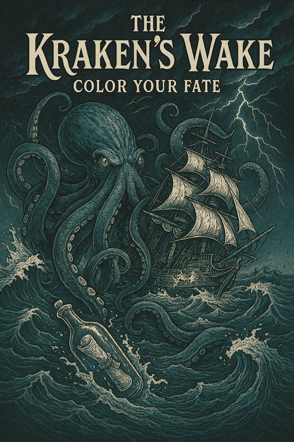 Kraken's Erwachen: Male Dein Schicksal Malbuch
