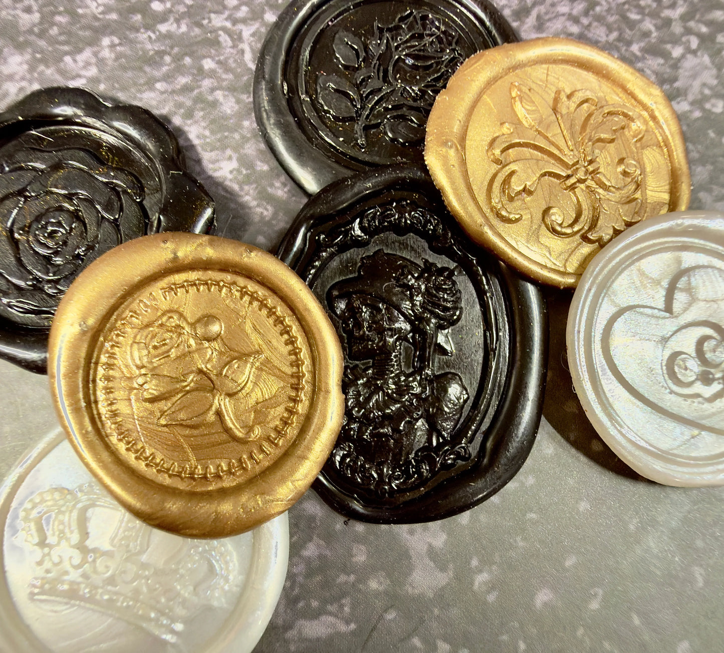 Mad Queen’s Wax Seal Collection™ | Gothic Wax Seals for Journals, Letters, Packaging & Dark Academia Decor