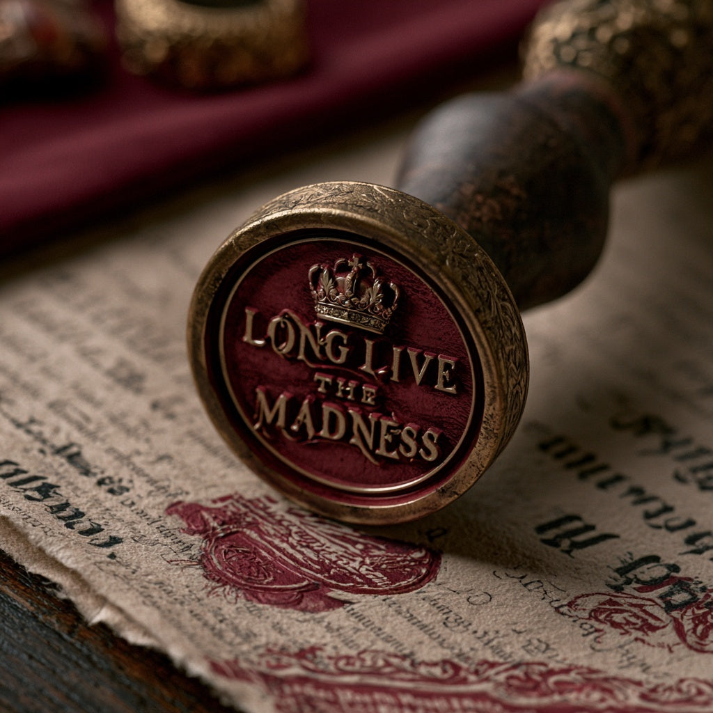 Mad Queen’s Wax Seal Collection™ | Gothic Wax Seals for Journals, Letters, Packaging & Dark Academia Decor