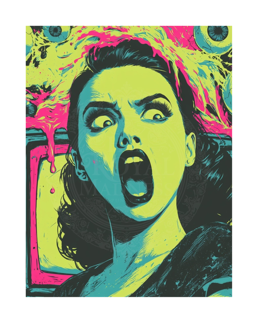 The Mad Queen’s Gallery Collection™ – Oh the Horror Collection (Set of 4 Gothic Fantasy Art Prints)