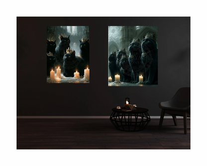 The Mad Queen’s Gallery Collection™ – Familiar  Collection (Set of 4 Gothic Fantasy Art Prints)
