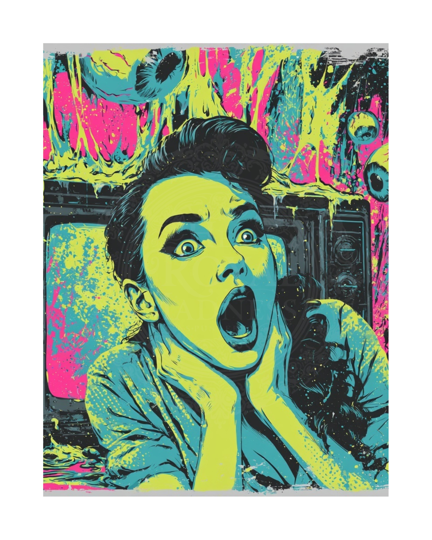 The Mad Queen’s Gallery Collection™ – Oh the Horror Collection (Set of 4 Gothic Fantasy Art Prints)