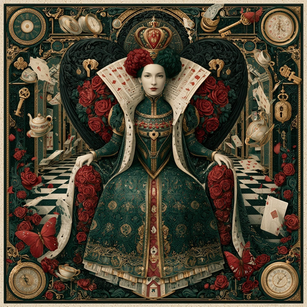 The Mad Queen’s Gallery Collection™ – Off With Their Heads Collection (Set of 4 Gothic Fantasy Art Prints)