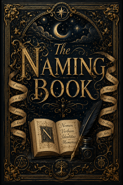 The Naming Book — A Workbook for Naming Anything