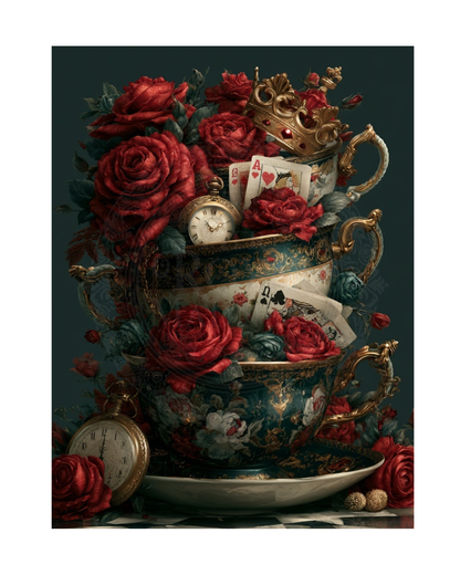 The Mad Queen’s Gallery Collection™ – Wonderland Collection (Set of 4 Gothic Fantasy Art Prints)