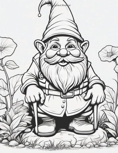 Das ist nicht der Gartenzwerg deiner Oma: Ein Malbuch für Erwachsene mit Zwergenchaos