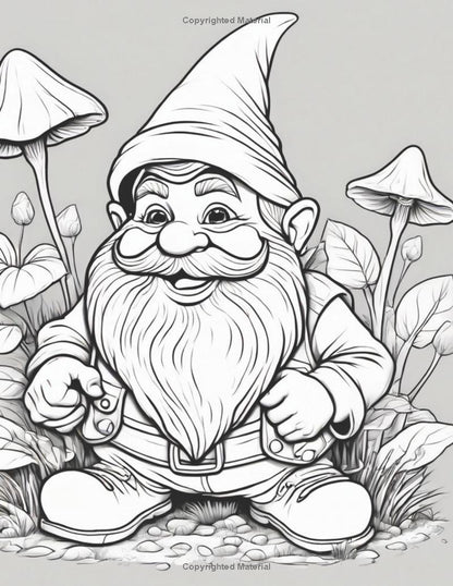 Das ist nicht der Gartenzwerg deiner Oma: Ein Malbuch für Erwachsene mit Zwergenchaos