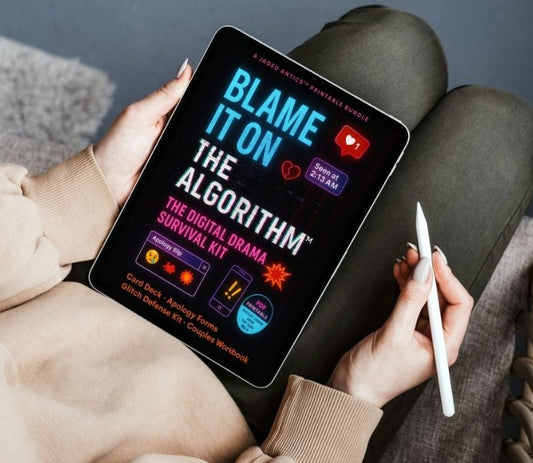 Schieb's auf den Algorithmus – Anleitung für virale Beziehungsstörungen | Digitaler Download für Paare, Therapie-Humor, Überleben in den sozialen Medien