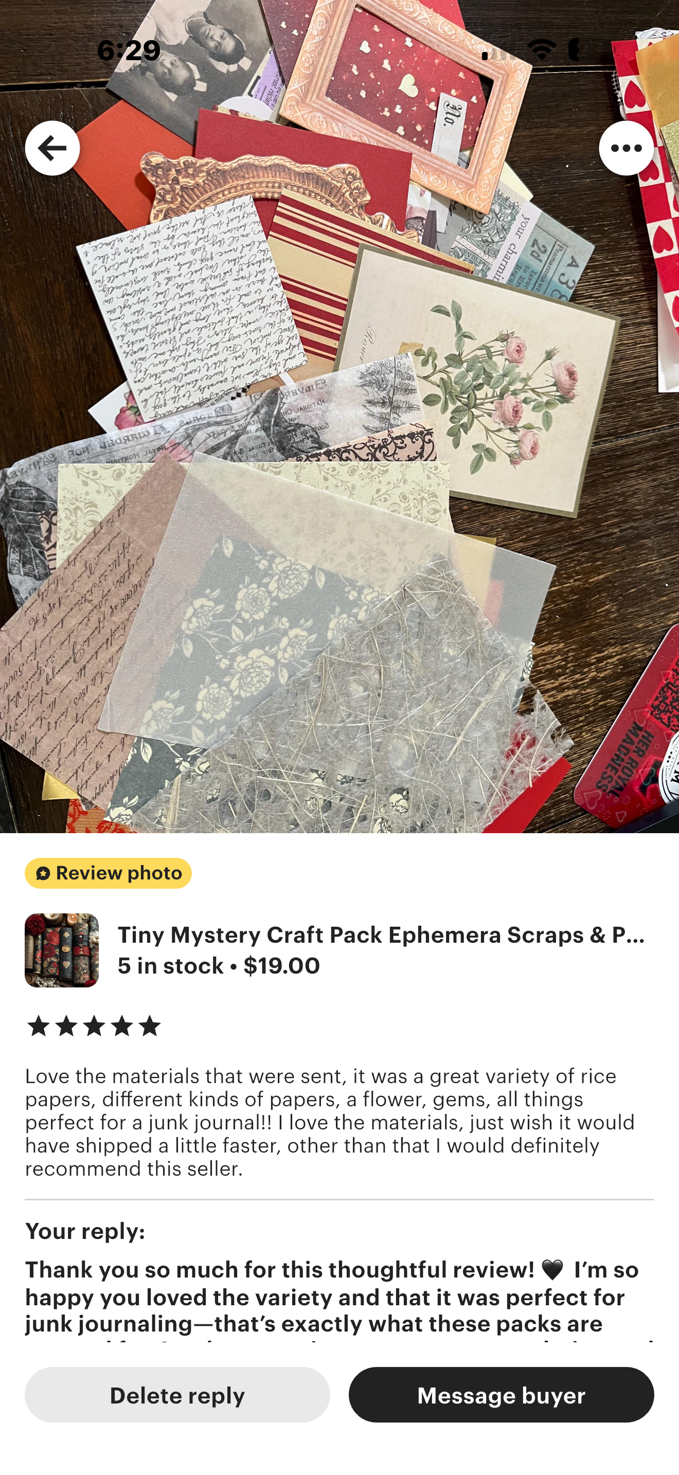 Tiny Mystery Craft Pack Ephemera Schnipsel & Papier/ Ihre Königlichen Überreste/ Bits Journaling Collage Materialien