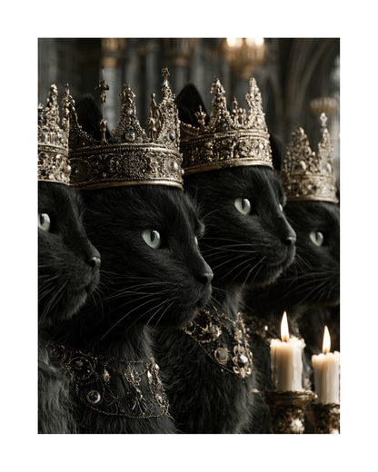 The Mad Queen’s Gallery Collection™ – Familiar  Collection (Set of 4 Gothic Fantasy Art Prints)