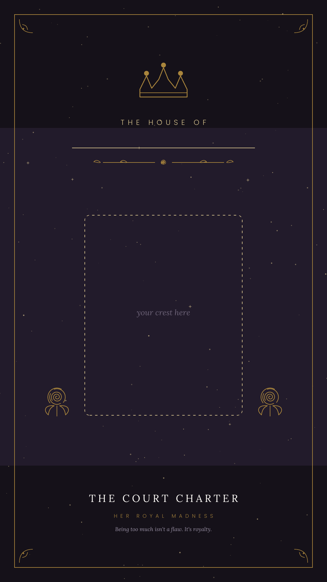 The Court Charter — Found Your Own House