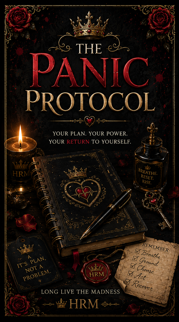 The Panic Protocol — A Field Manual for When Your Body Decides It’s an Emergency/ Printable Anxiety Coping Guide