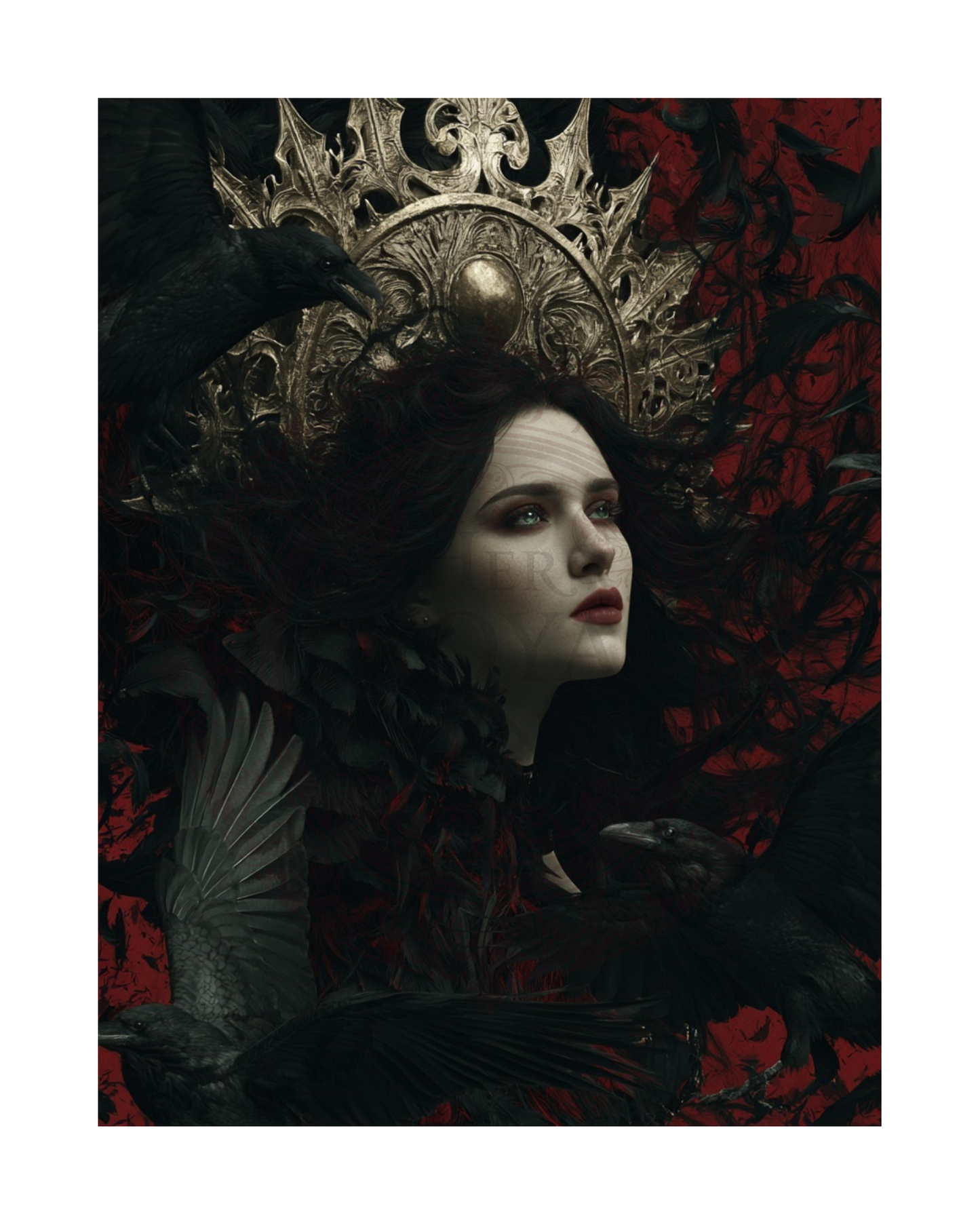 The Mad Queen’s Gallery Collection™ – Royal Collection (Set of 4 Gothic Fantasy Art Prints)