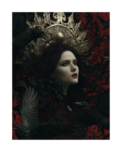 The Mad Queen’s Gallery Collection™ – Royal Collection (Set of 4 Gothic Fantasy Art Prints)