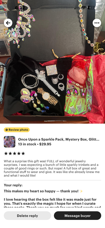 Once Upon a Sparkle Pack Märchen-Geschenkset mit Überraschungen, Charms, Schmuck, Stickern, Stiften, Kristallen, Kerzen und magischem Zubehör