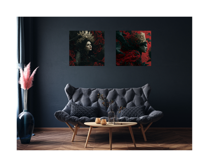 The Mad Queen’s Gallery Collection™ – Royal Collection (Set of 4 Gothic Fantasy Art Prints)