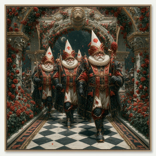 The Mad Queen’s Gallery Collection™ – Card Suit Army Collection (Set of 4 Gothic Fantasy Art Prints)