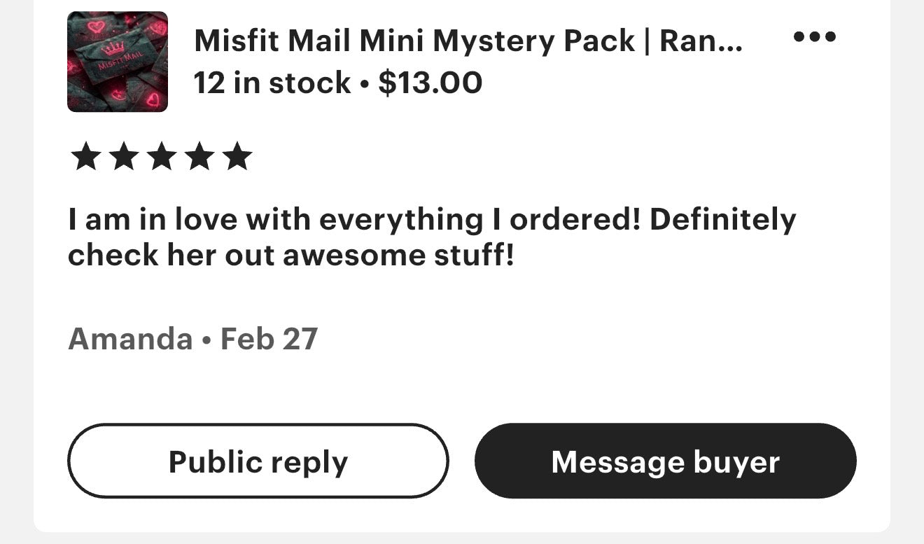 Misfit Mail Mini Mystery Pack | Random Leftover Stickers, Tags & Stationery Bits | Cheap Mystery Happy Mail Gift | Pen Pal Surprise