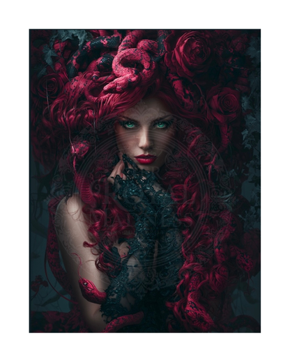 The Mad Queen’s Gallery Collection™ – Medusa Royale Collection (Set of 4 Gothic Fantasy Art Prints)