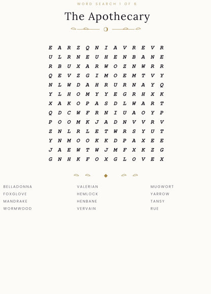 The Book of Small Puzzles — 28 Gothic Puzzles with Answers