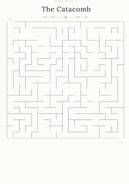 The Book of Small Puzzles — 28 Gothic Puzzles with Answers
