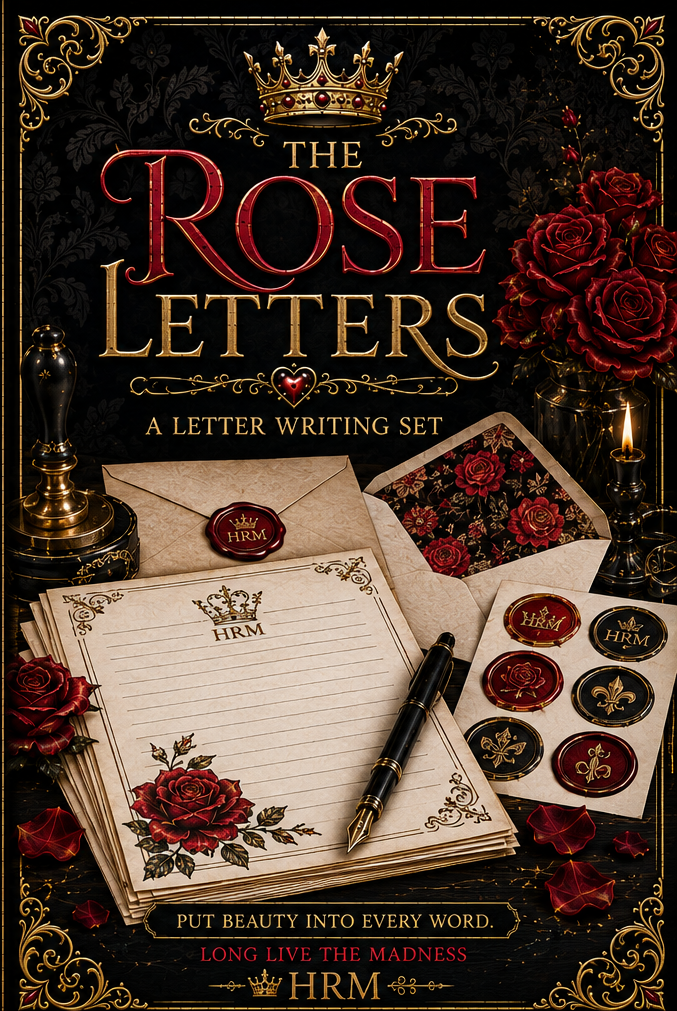 The Rose Letters — Printable Rose Stationery Set