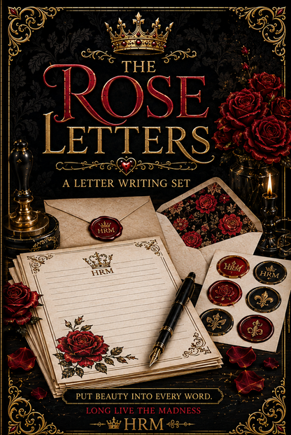 The Rose Letters — Printable Rose Stationery Set