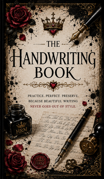 The Handwriting Book — Copperplate, Italic & Gothic Practice Sheets