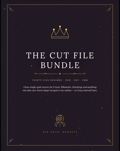 Gothic SVG Cut File Bundle — 35 Designs for Cricut & Silhouette | SVG DXF PNG