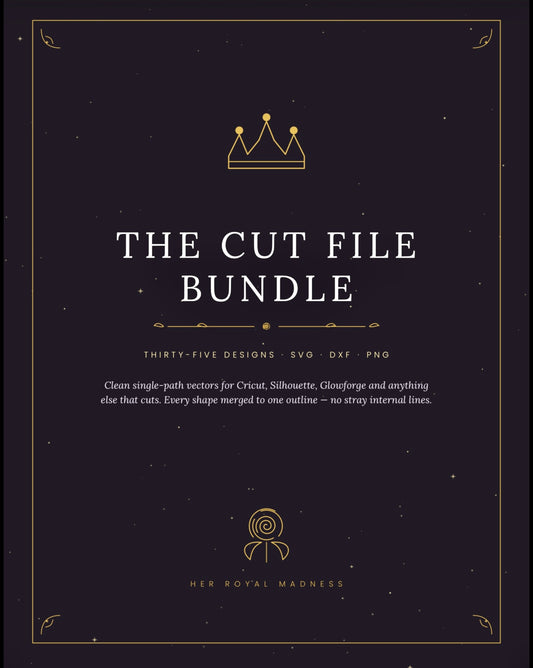 Gothic SVG Cut File Bundle — 35 Designs for Cricut & Silhouette | SVG DXF PNG