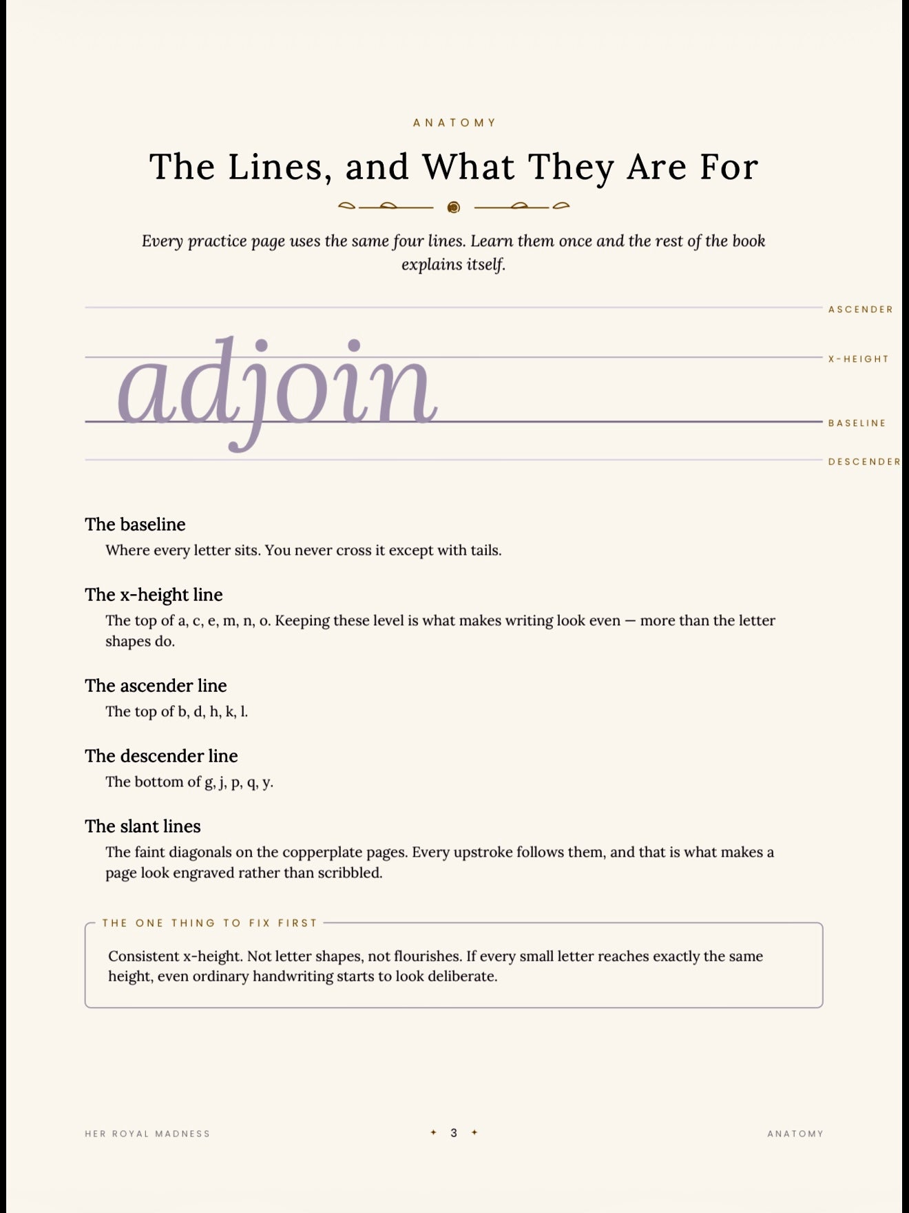 The Handwriting Book — Copperplate, Italic & Gothic Practice Sheets
