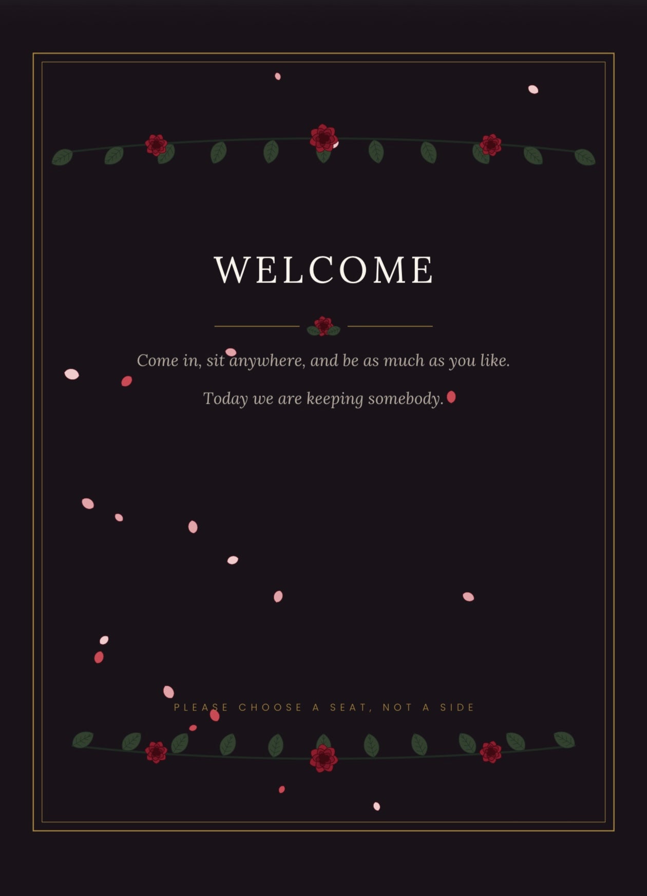 The Black Rose — A Gothic Wedding Suite