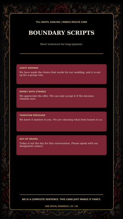 60-Page Gothic Wedding Planner: Printable and Fillable PDFs, Editable PowerPoint, Excel Dashboard