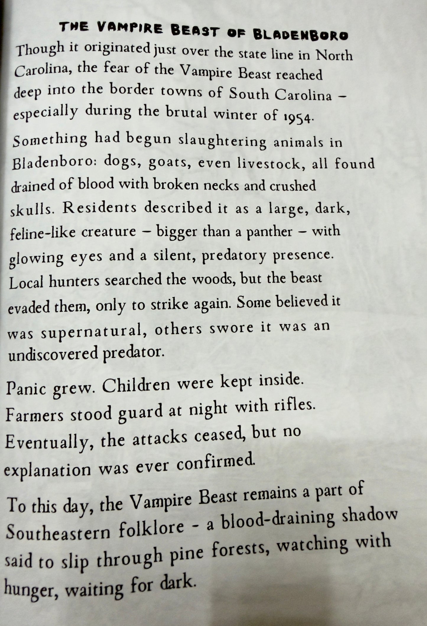 Roots and Restless Souls: A Journey Through South Carolina Folklore