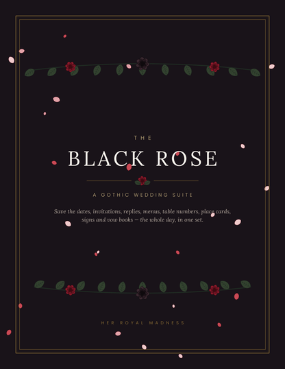 The Black Rose — A Gothic Wedding Suite