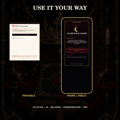 31 Nights in the Mad Queen's Dark Court Printable/Digital